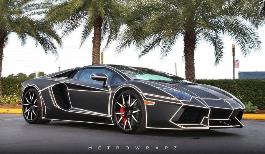 Lamborghini Aventador LP700-4 DARK KNIGHT by MetroWrapz '2017